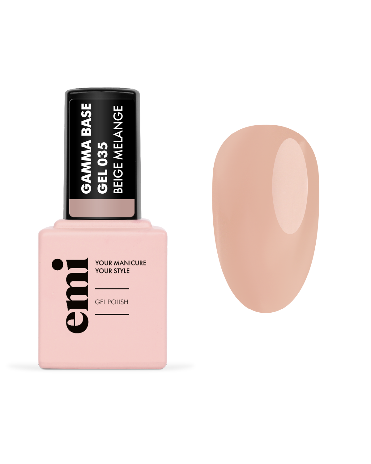 Купить NANO-E.MiLac Gamma Base Gel №035 Beige melange, 15 мл в официальном магазине EMI с доставкой по России