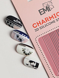 Купить Charmicon 3D Silicone Stickers №118 Линии серебро в официальном магазине EMI с доставкой по России